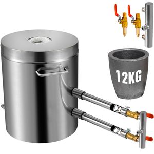 Horno de Fusión de Propano de Gran Capacidad 12KG, Kit de Acero Inoxidable con Crisol para Forja, Horno de Metalurgia Doméstica - Product Image 1