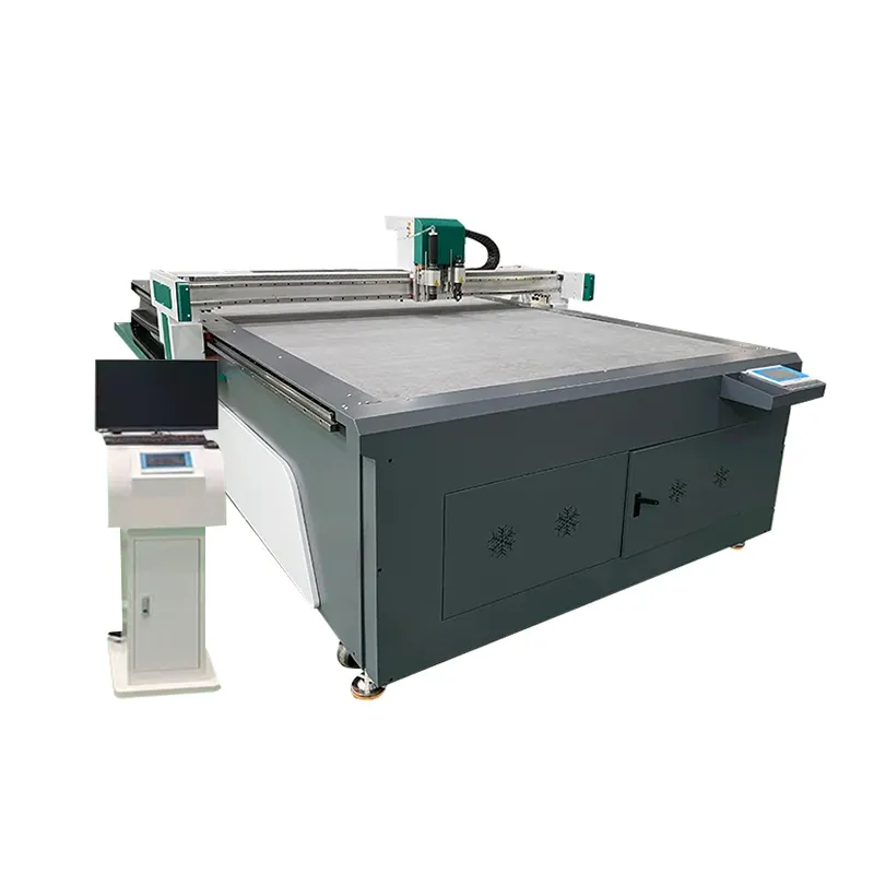 יצרן TC נייר קרטון מכונות חיתוך cnc הפופולריות ביותר הדפסת מדבקות לבגדים מכונת חיתוך לייזר קרטון עם ISO