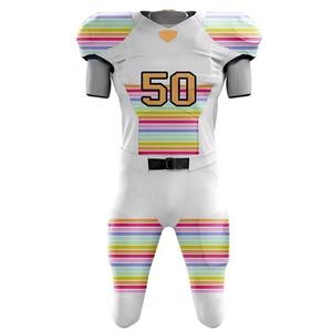 Tenues de football américain personnalisées, ensembles de sublimation numérique, maillot et pantalon - Product Image 3