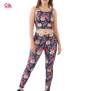 Conjunto de Yoga Ligero de Alta Calidad para Mujer, Sin Mangas, con Logotipo Personalizado, Ropa Deportiva para Gimnasio, Material Spandex - Product Image 2