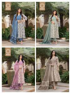 Sustainable Soft Cotton Printed Fabric <b>Kurti</b> Modern Fancy Designer <b>Kurti</b> For Women Ethnic Wear Market Low Minimum Order Price - Product Image 6