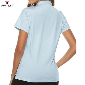 Camisas Casuales de Satén Tejido para Mujer con Logotipo Bordado Personalizado, Colores Lisos, Servicio OEM - Product Image 3
