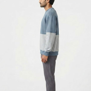 Sweat-shirt pour homme, poids lourd, pour un usage quotidien décontracté, style minimaliste et simple, coupe confortable, sensation de chaleur et look classique et moderne. - Product Image 4
