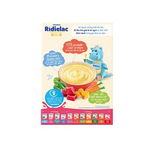 Vinamilk Ridielac Gold-Céréales pour les enfants de six mois-Saveur de légumes mélangés de boeuf-200g x 24 boîtes par carton - Product Image 2
