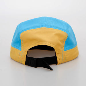 Casquette 5 panneaux non structurée respirante brodée sur mesure, casquette de course personnalisée de haute qualité, fabrication OEM, casquette de camping pour hommes - Product Image 4