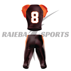 Tenues de football américain personnalisées pour équipes – Maillots de football américain sur mesure avec numéros de joueur imprimés par sublimation, respirants, pour les matchs - Product Image 3