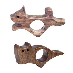 Soporte rústico de madera para libros, accesorio de lectura natural que realza la textura de la madera orgánica y la sensación cálida. - Product Image 3