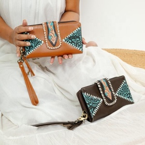 Carteras de mano de cuero genuino de lujo OEM para hombres y mujeres, forro de diseñador, tarjetero, monedero, monedero, monederos al por mayor - Product Image 1