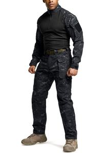 กางเกงวอร์มผู้ชายผ้าลูกฟูกเอวสูงมีกระเป๋าปักกลางแจ้งทำงาน - Product Image 4