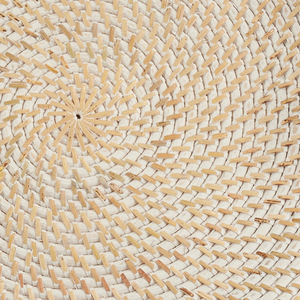 วัสดุหวายสุดพิเศษดีไซน์ทันสมัย,แผ่นรองจานกลมทำมือชุดเครื่องหวายถักจาก Placemats ทรงกลม4ชิ้นสำหรับตกแต่ง - Product Image 5