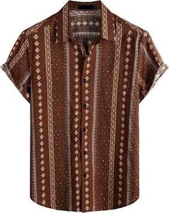 Ensembles de chemises hawaïennes à séchage rapide, motifs floraux, vêtements de plage tropicaux, chemises hawaïennes pour hommes, été - Product Image 2