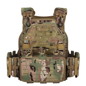 Chaleco Táctico de Camuflaje para Hombre, Transpirable, Estilo Deportivo para Exteriores, Material de Poliéster, Bolsillos, Estampado, Uso en Verano - Product Image 1