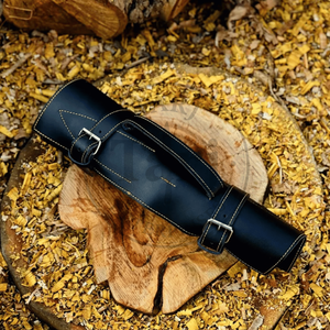 ชุดมีดเชฟเหล็กกล้าคาร์บอน 5 ชิ้น ตีขึ้นรูปด้วยมือ เกรดอุตสาหกรรม ใช้งานได้ทั้งสองมือ ปลอดภัยสำหรับเครื่องล้างจาน ด้ามไม้ รับประกัน 1 ปี - Product Image 6