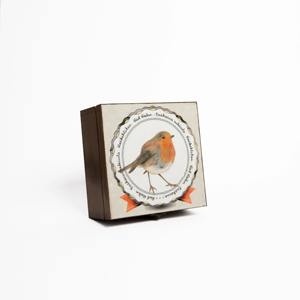 Boîte en bois imprimée multi-compartiments pour thé et bijoux, boîte de rangement en bois imprimée pour l'organisation de la cuisine, vente en gros - Product Image 4