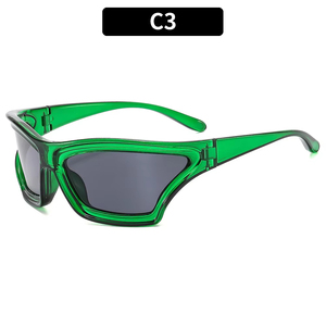 Gafas de Sol Vintage Y2K Punk, Diseño Único y Robusto, para Hombre y Mujer, Marca de Lujo 2025, Gafas de Sol Cuadradas Steampunk, Envolventes, con Protección UV400 - Product Image 3