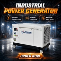 Groupes électrogènes silencieux à essence 5Kva 8Kva 10Kva 12Kva 15Kva OEM ODM 50/60HZ, générateur au gaz naturel, propane, biogaz, centrale électrique