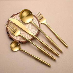 Juego de cubiertos de metal de diseño premium, colección artística de cubiertos, regalo perfecto para bodas, aniversarios y ocasiones festivas. - Product Image 3