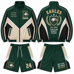 Conjunto de Chaqueta Cortavientos Juvenil con Logotipo Personalizado Bordado en la Parte Delantera y Trasera, Diseño Impreso, Tela de Poliéster de Primera Calidad, Secado Rápido, Envío Rápido - Product Image 6