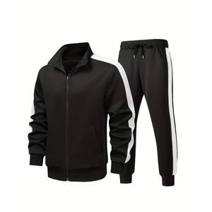 Costume décontracté pour homme, couleur unie, avec cordon de serrage, fabriqué avec une qualité supérieure, disponible dans toutes les couleurs et tous les modèles - Product Image 1