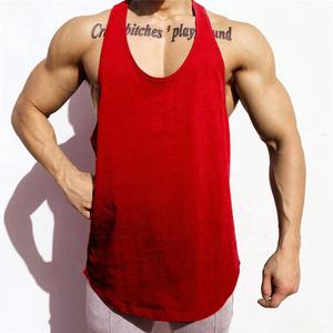 Débardeur d'entraînement 100% coton unisexe, débardeur de sport sans manches avec logo personnalisé, vêtements de sport pour hommes, grande taille - Product Image 6