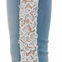 Jeans évasés pour femmes, taille haute, patchwork, sur mesure, OEM, vente en gros