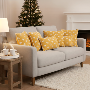 SOGA Lot de 6 taies d'oreiller élégantes à motif diamant, 4x 45cm et 2x 30x50cm, housses de coussin à motif diamant, ensemble de housses d'oreiller élégantes à motifs - Product Image 2