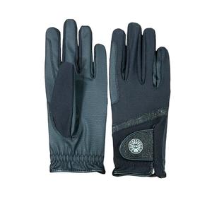 Unisex Summer Stretch Polyester Mesh Grip Riding Gloves Faux Leather Palm Hook Loop Closure Durable Comfortable <b>Equestrian</b> Gear - Product Image 1