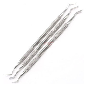 Heidemann Dental Spatula Double Ended 3mm Stainless Steel Dental Restorative Filling Medic Instrument Composite Resin - Product Image 1