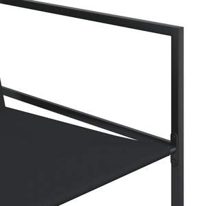 Conjunto de Comedor Plegable de 5 Piezas para Jardín en Tela Textilene Negra, Muebles de Patio - Product Image 5