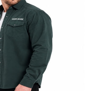 Chemise en jean pour homme, vêtements de travail, premium, durable, confortable, classique, épaisse, douce, respirante, pour homme. - Product Image 6