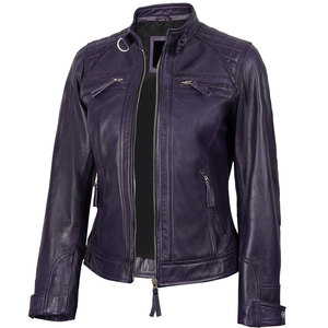 Chaqueta de Cuero para Mujer de Alta Calidad, Suave al Tacto, Chaqueta de Cuero de Moda, Talla Personalizada, Chaqueta de Cuero para Mujer Más Vendida - Product Image 1