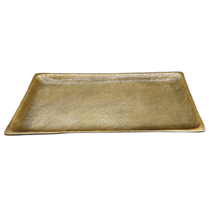 Platos de Metal Decorativos con Diseño de Flores, Bañados en Oro, Estilo Indio, para Servir, Regalo para el Festival Diwali, Venta al Por Mayor - Product Image 2