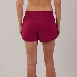 Wholesale Women's Cross Fit Gym Board Shorts Breathable Quick Dry <b>Elastic</b> Waist High Quality Polyester/Cotton <b>Lace</b> Full Color - Product Image 3