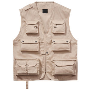 Gilets de chasse multi-poches respirants et légers, à la mode, pour l'hiver, vente en gros, service OEM - Product Image 1