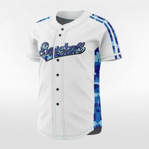Men's Custom Sublimated Baseball Jersey Full Print Breathable High Quality Digital Printed Athletic Wear for USA - Product Image 4
