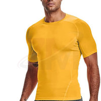 T-shirt de compression pour homme, respirant, vêtements de sport athlétiques pour la gym, le fitness et les séances de course à pied, performance masculine