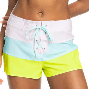 Shorts de sport respirants et écologiques pour femmes, couleur néon, taille élastique, pour la course à pied, la gym, vêtements de sport d'été - Product Image 1