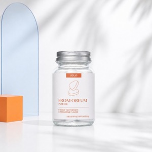 [FROM OREUM] Dentifrice Business Stay Solid saveur mandarine de Jeju, 60 comprimés pour kit de toilette de voyage - Product Image 4