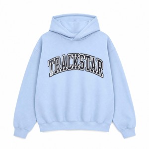 เสื้อฮู้ดดี้ Trackstar OEM ODM แบบสั่งทำได้ ยูนิเซ็กส์ ทรงโอเวอร์ไซส์ ผ้าฟลีซ สตรีทแวร์ แฟชั่นสตรีท ขายส่ง TS-HD-054 - Product Image 3