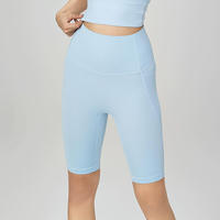 Shorts de sport pour femmes, taille haute, coupe ajustée, respirants, extensibles, pour l'entraînement, la gym, le yoga, la course à pied, le cyclisme, vêtements de sport