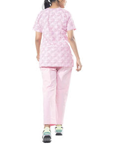 <b>Nursing</b> Uniform Sets Women Men Scrubs Jumpsuit Medical Hospital Uniforms Polyester Spandex Summer - Product Image 2