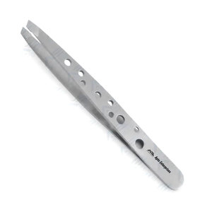 Pinzas para Cejas con Punta Inclinada, Diseño Hueco, Agarre Perfecto, Instrumento de Belleza - Product Image 1