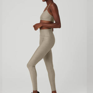 Pantalones de Yoga de Cintura Alta para Mujer al por Mayor, Leggings de Gimnasio con Control de Abdomen, Elásticos en 4 Direcciones, Ropa Deportiva Personalizada con Etiqueta Privada - Product Image 3