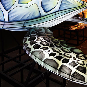 중국 전통 등불 축제 해양 동물 동물원 장식 만화 동물 천 거북이 등불 - Product Image 4