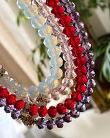 Tasbih de qualité supérieure pour musulmans, style turc, perles en verre de cristal, perles de prière islamiques, 100 perles de prière, Tasbeeh