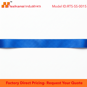 Ruban de satin bleu simple face de 12 mm pour bouquets, emballage cadeau, boîtes de dragées, couture, nœuds pour cheveux, cartes, décorations de fête, rouleaux - Product Image 6