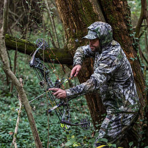 Veste de chasse en toile respirante et coupe-vent, best-seller en ligne, qualité supérieure, pour usage extérieur - Product Image 4