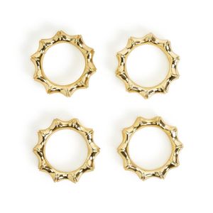 Anillos de Servilleta de Latón Hechos a Mano, Exclusivos y de Lujo, para Mesa de Comedor Moderna, Restaurante y Decoración Premium del Hogar - Product Image 3