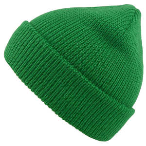 Gorro Verde Brillante - Gorro de Invierno Unisex de Punto Acanalado Suave, Gorro Casual Cálido para Hombre y Mujer, Gorro de Punto Acanalado - Product Image 3