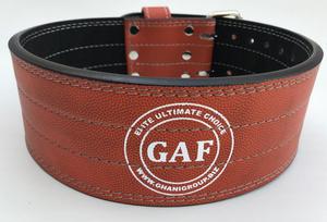 Cinturón de Levantamiento de Pesas GAF de Cuero Vacuno Transpirable con Hebilla para Entrenamiento Físico, Sentadillas, Fuerza y Powerlifting para Hombres y Mujeres - Product Image 4